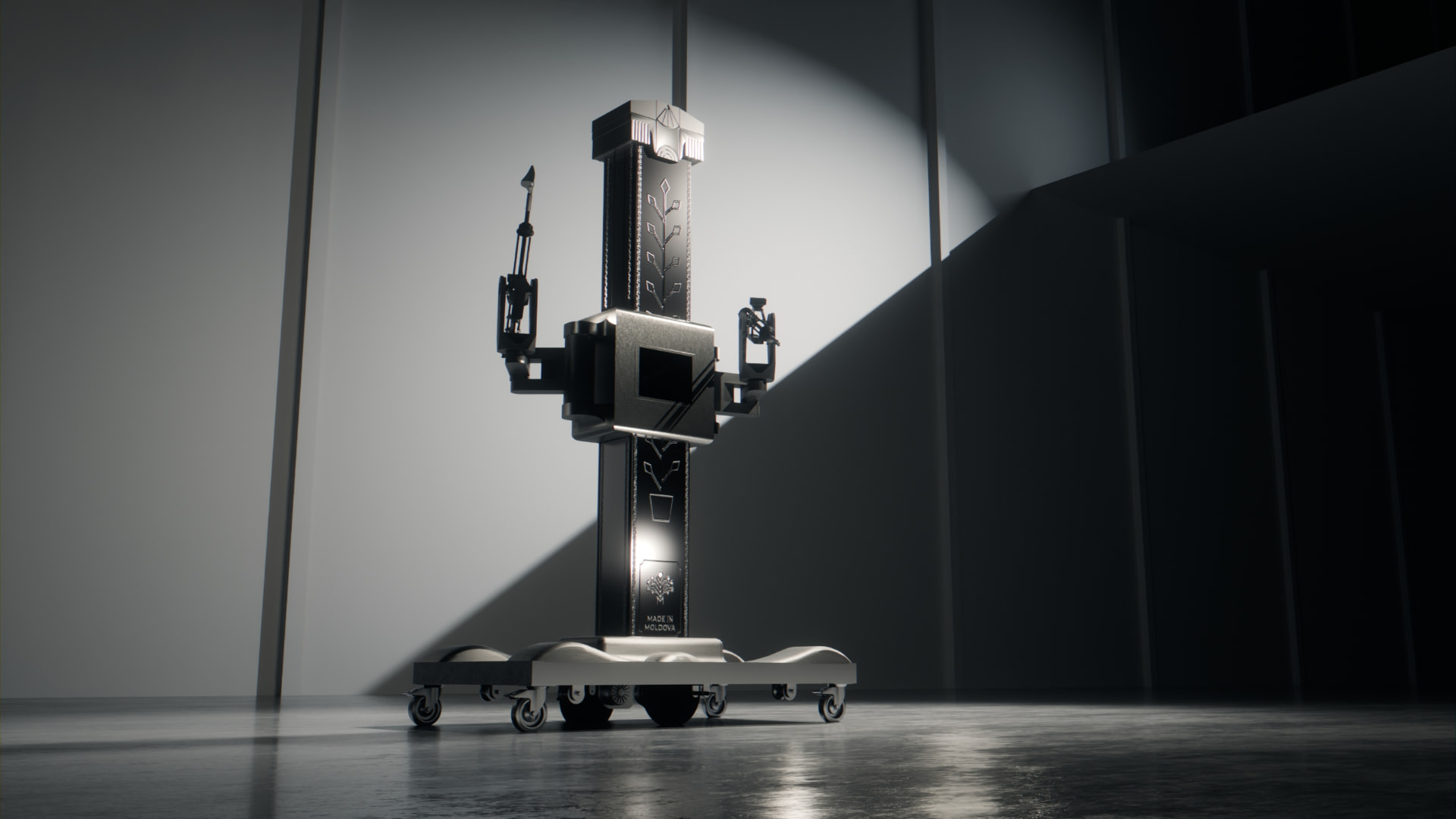 HARVIX concept render — front view