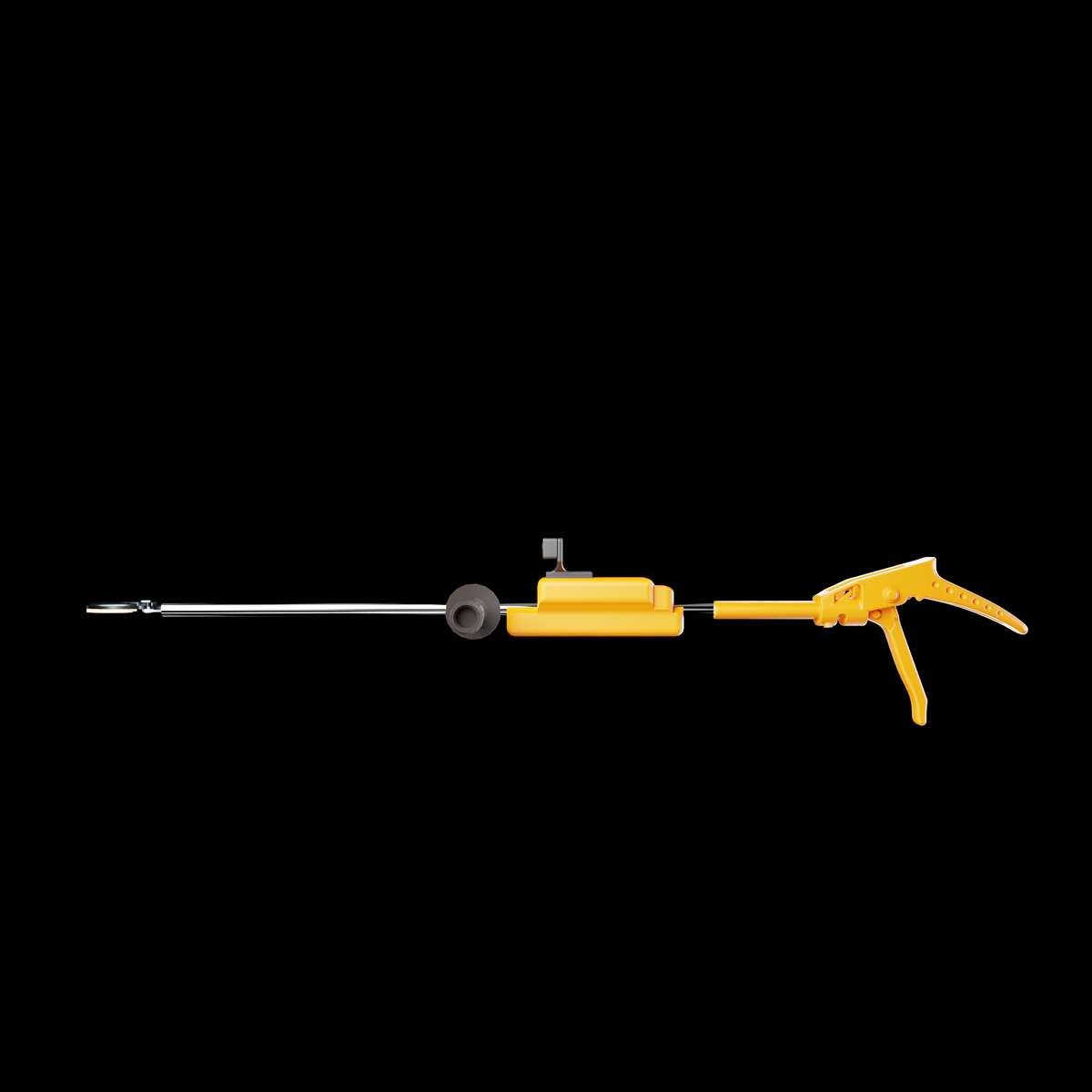 Side view of Harpoon showing the cutting mechanism and sensor unit