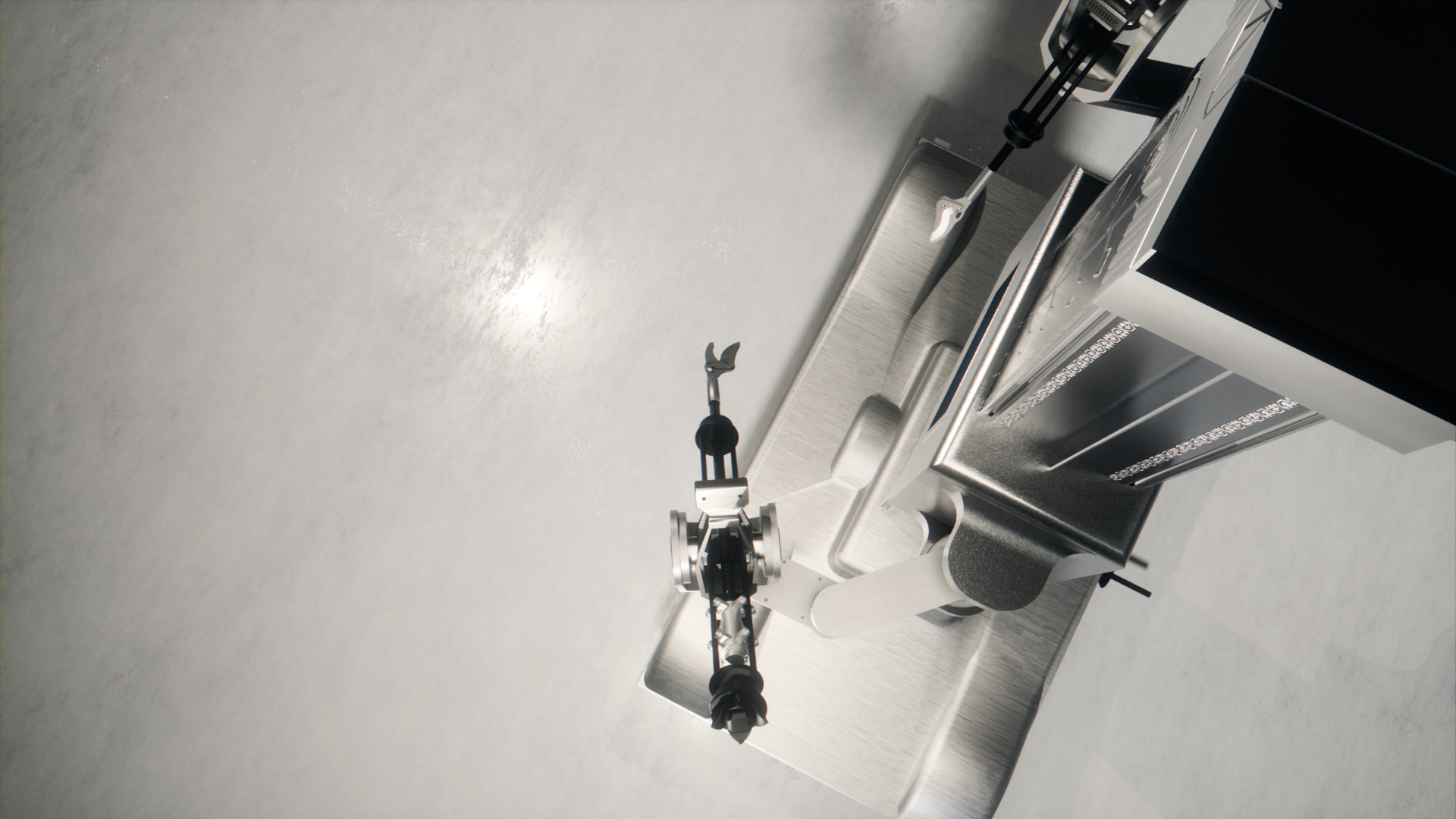 HARVIX concept render — overhead detail